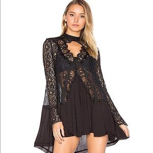 Free People Tell Tale Lace Tunic